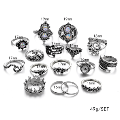 Hermoso set de anillos